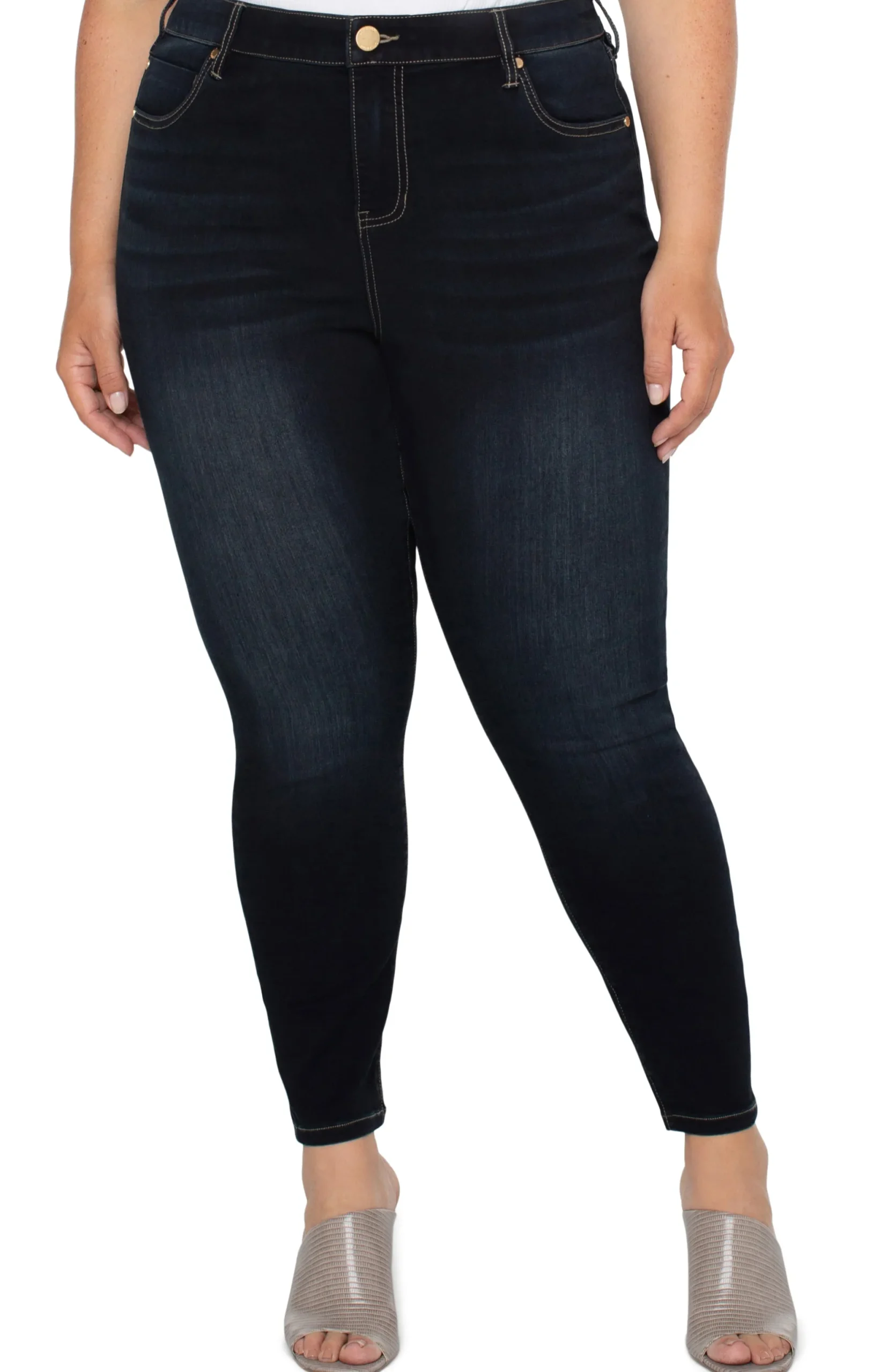 Jeans-Liverpool Los Angeles ABBY HI-RISE ANKLE SKINNY ECO Cumberland