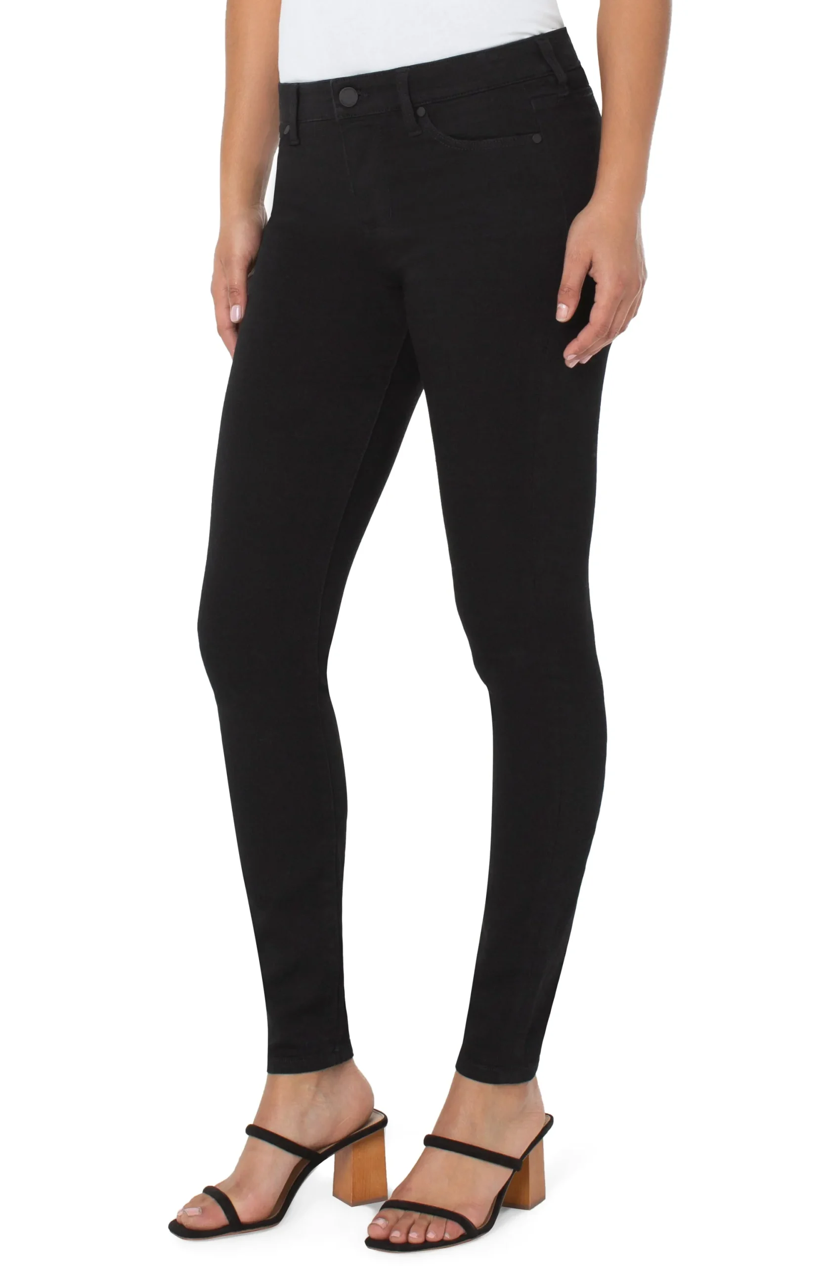 Skinny|Jeans-Liverpool Los Angeles ABBY SKINNY SILKY SOFT ECO Blackrinse