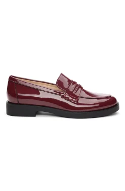 Loafers-Liverpool Los Angeles BALDWIN LEATHER SLIP ON LOAFER Ruby
