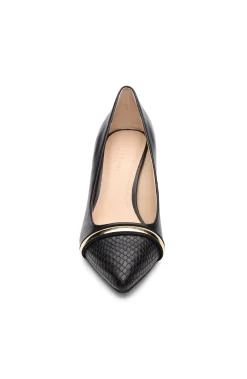 Heels-Liverpool Los Angeles BELAIR PUMP WITH EMBOSSED SNAKE Black