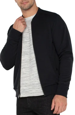 Jackets & Blazers-Liverpool Los Angeles BOMBER JACKET Black