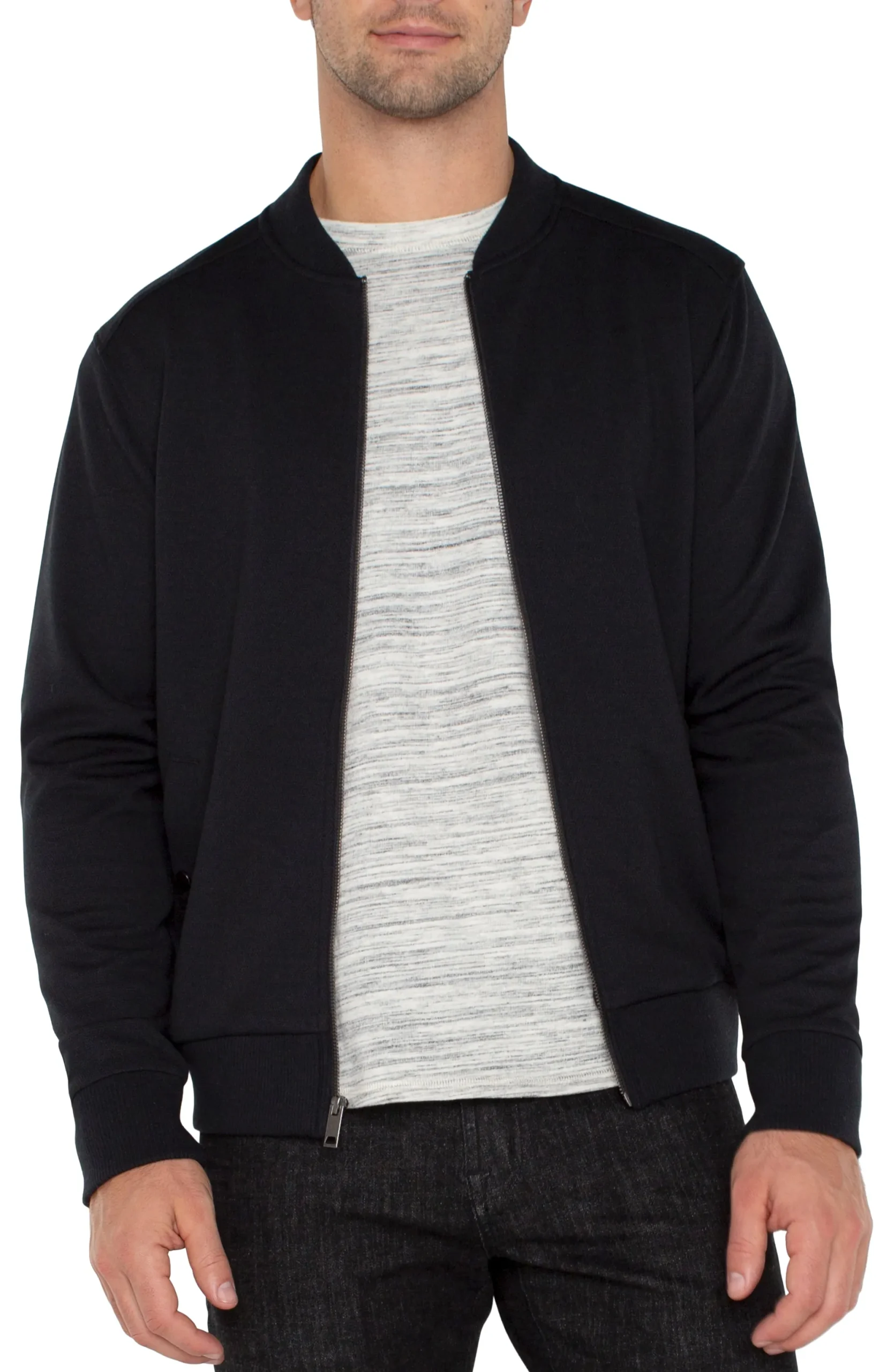 Jackets & Blazers-Liverpool Los Angeles BOMBER JACKET Black