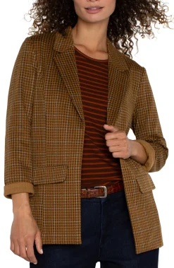 Jackets-Liverpool Los Angeles BOYFRIEND BLAZER Jasperbrownplaid