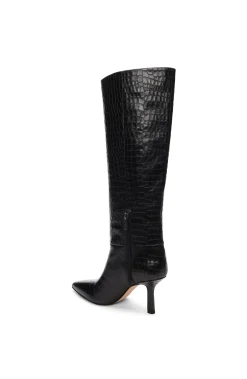 Boots-Liverpool Los Angeles BRYN MAX CALF TWO-TONE LEATHER BOOT Black
