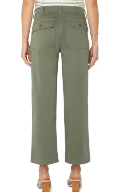 Pants|Wide-Leg-Liverpool Los Angeles CARGO WIDE LEG CROP Martiniolive