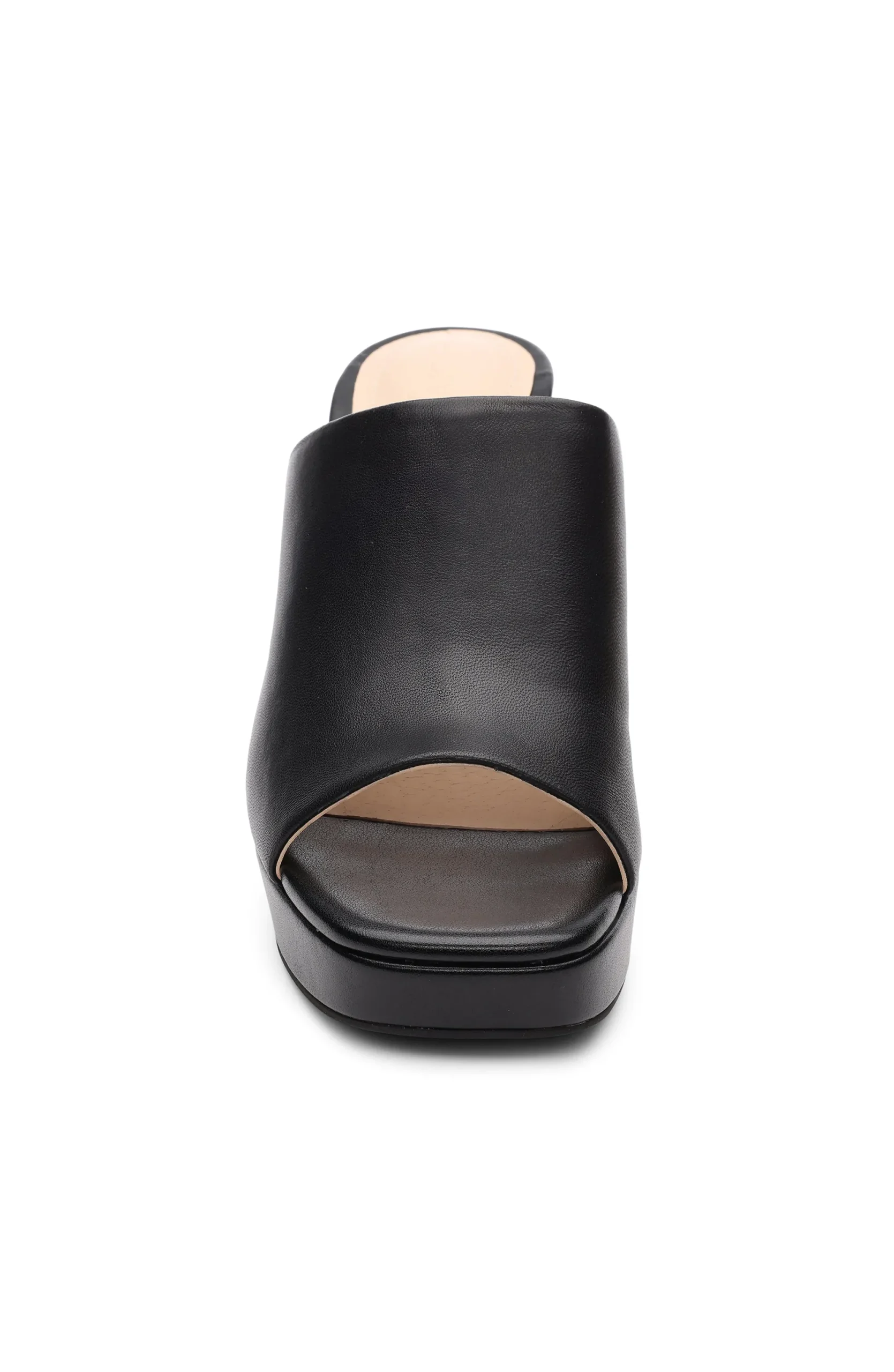 Mules-Liverpool Los Angeles CARSON HIGH BLOCK HEEL MULE Black