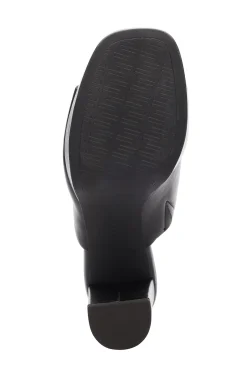 Mules-Liverpool Los Angeles CARSON HIGH BLOCK HEEL MULE Black