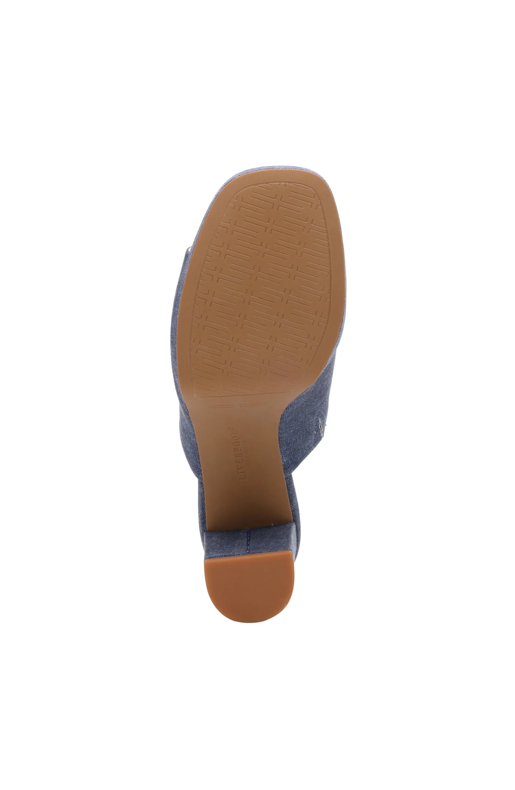 Mules-Liverpool Los Angeles CARSON HIGH BLOCK HEEL MULE Indigo