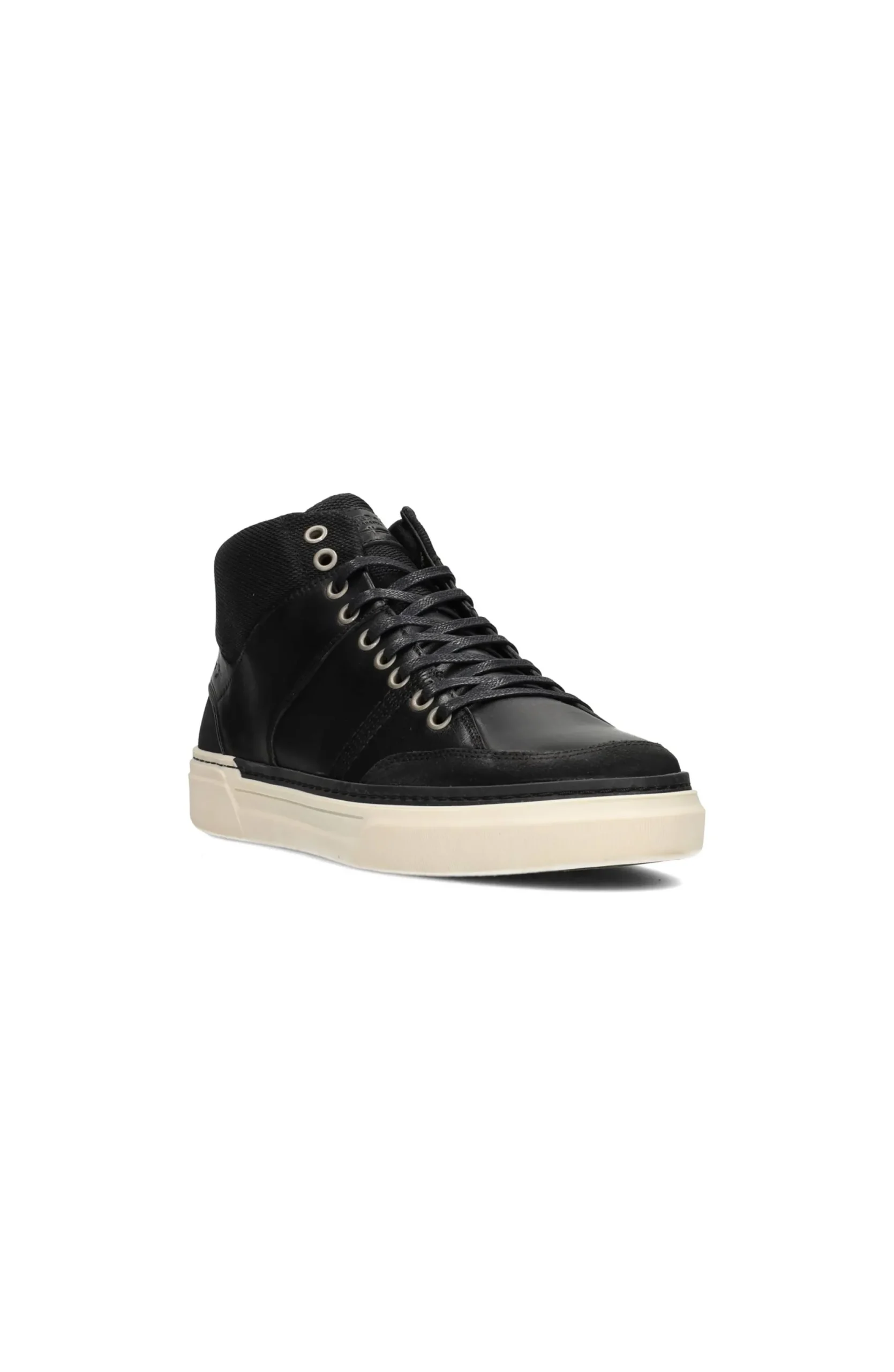 Sneakers-Liverpool Los Angeles CITATION LEATHER HIGH TOP SNEAKER Black