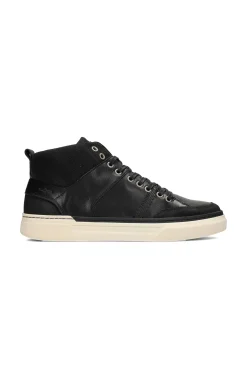 Sneakers-Liverpool Los Angeles CITATION LEATHER HIGH TOP SNEAKER Black