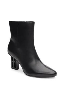 Boots-Liverpool Los Angeles CLAREMONT ICON HEEL SIDE ZIP BOOTIE Black