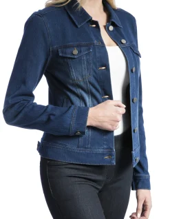 Jackets|Jackets-Liverpool Los Angeles CLASSIC JEAN JACKET Admiralblue