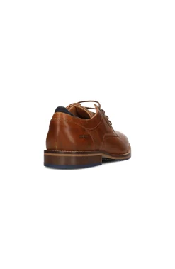 Oxfords-Liverpool Los Angeles DESK BURNISHED LEATHER OXFORD SHOE Cognac