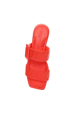 Sandals-Liverpool Los Angeles DOWNTOWN LOGO STITCH SANDAL Coral