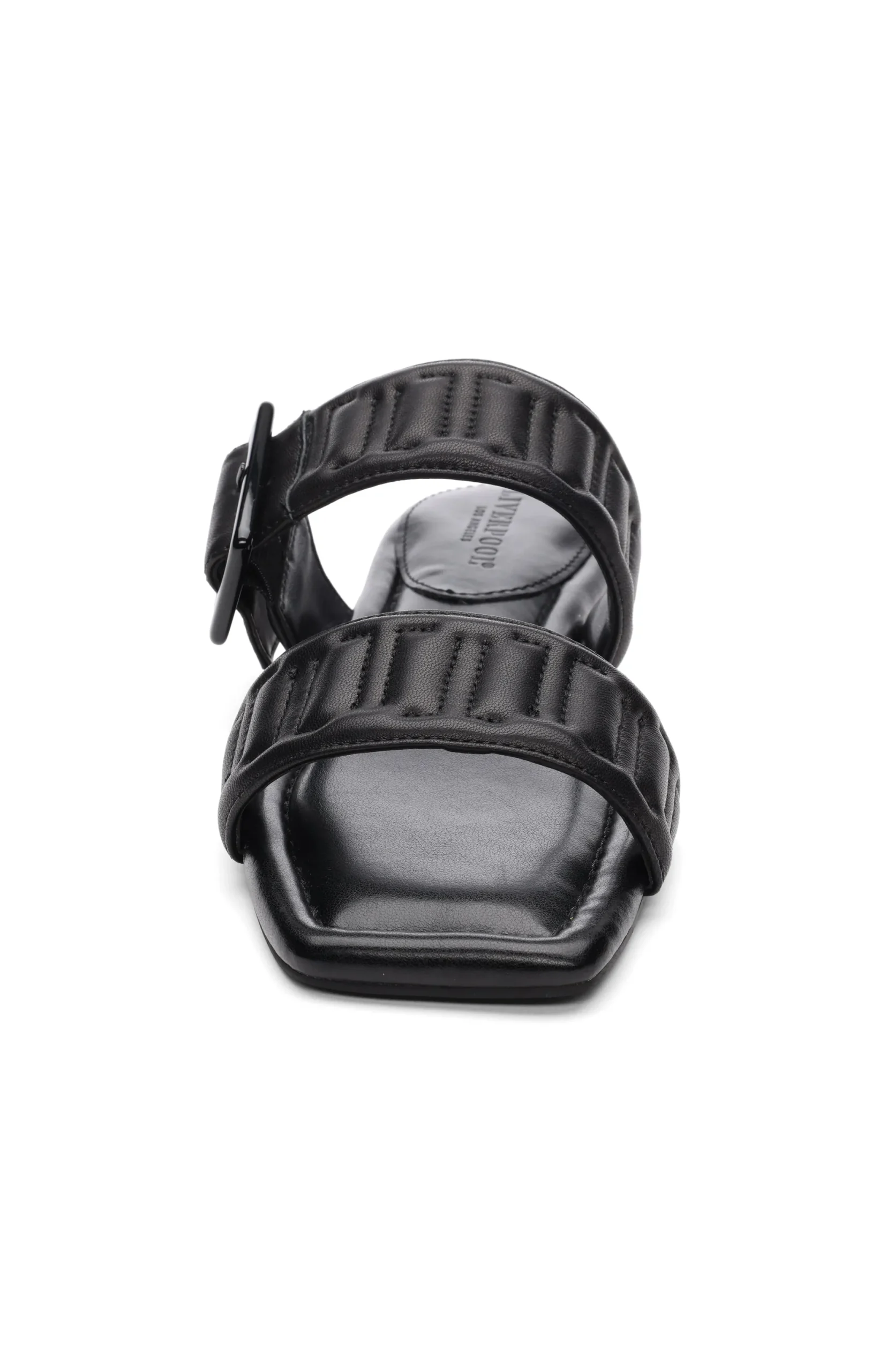 Sandals-Liverpool Los Angeles DOWNTOWN LOGO STITCH SANDAL Black
