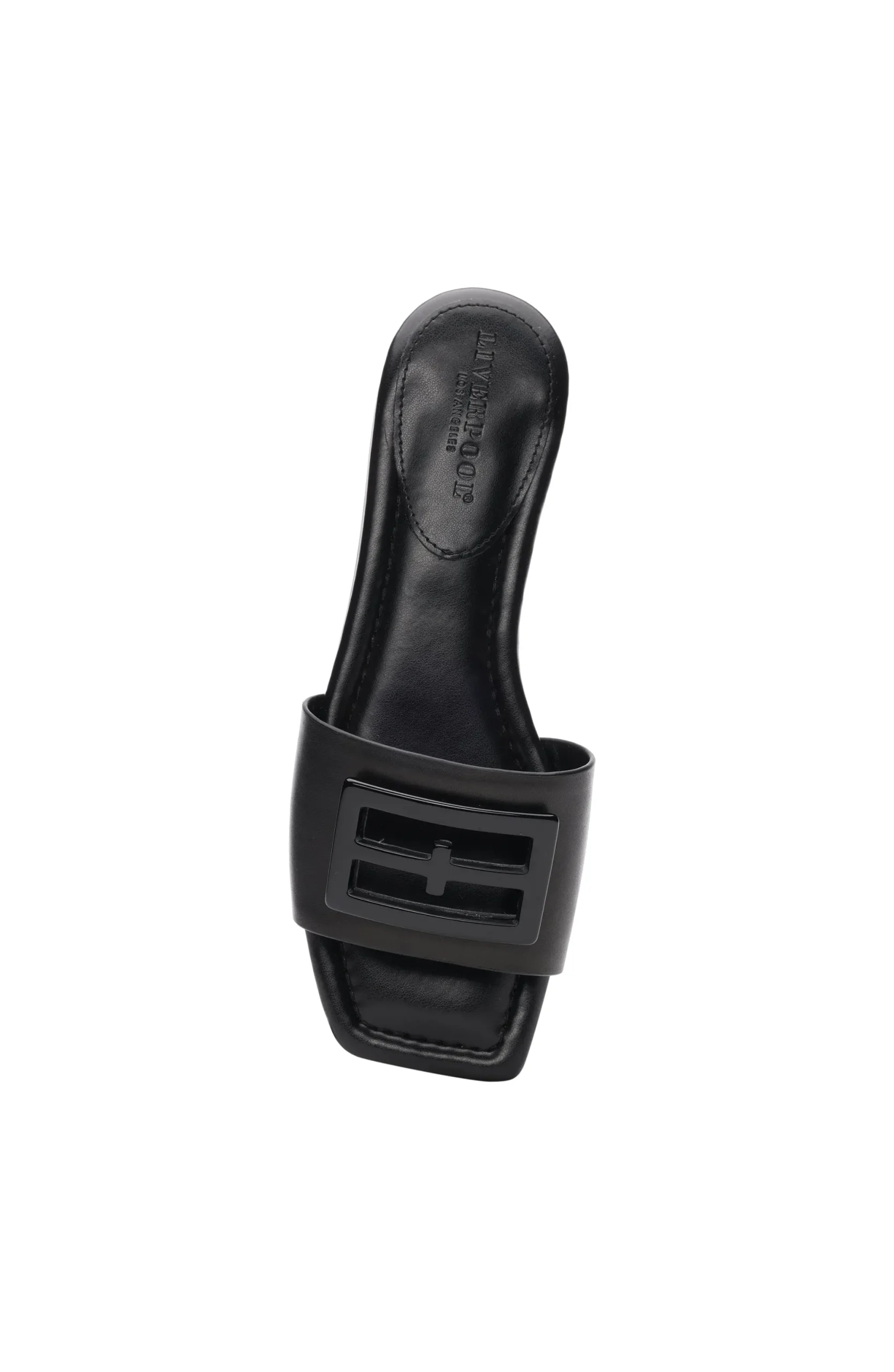 Sandals-Liverpool Los Angeles DUNBAR LOGO MEDALLION SANDALS Black