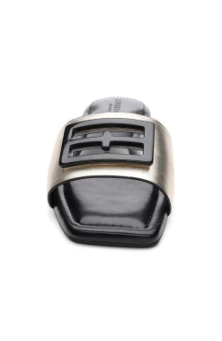 Sandals-Liverpool Los Angeles DUNBAR LOGO MEDALLION SANDALS Ltgold