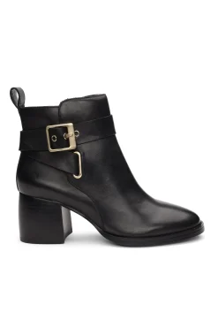 Boots-Liverpool Los Angeles ENCINO BOOTIE WITH ANKLE STRAP Black
