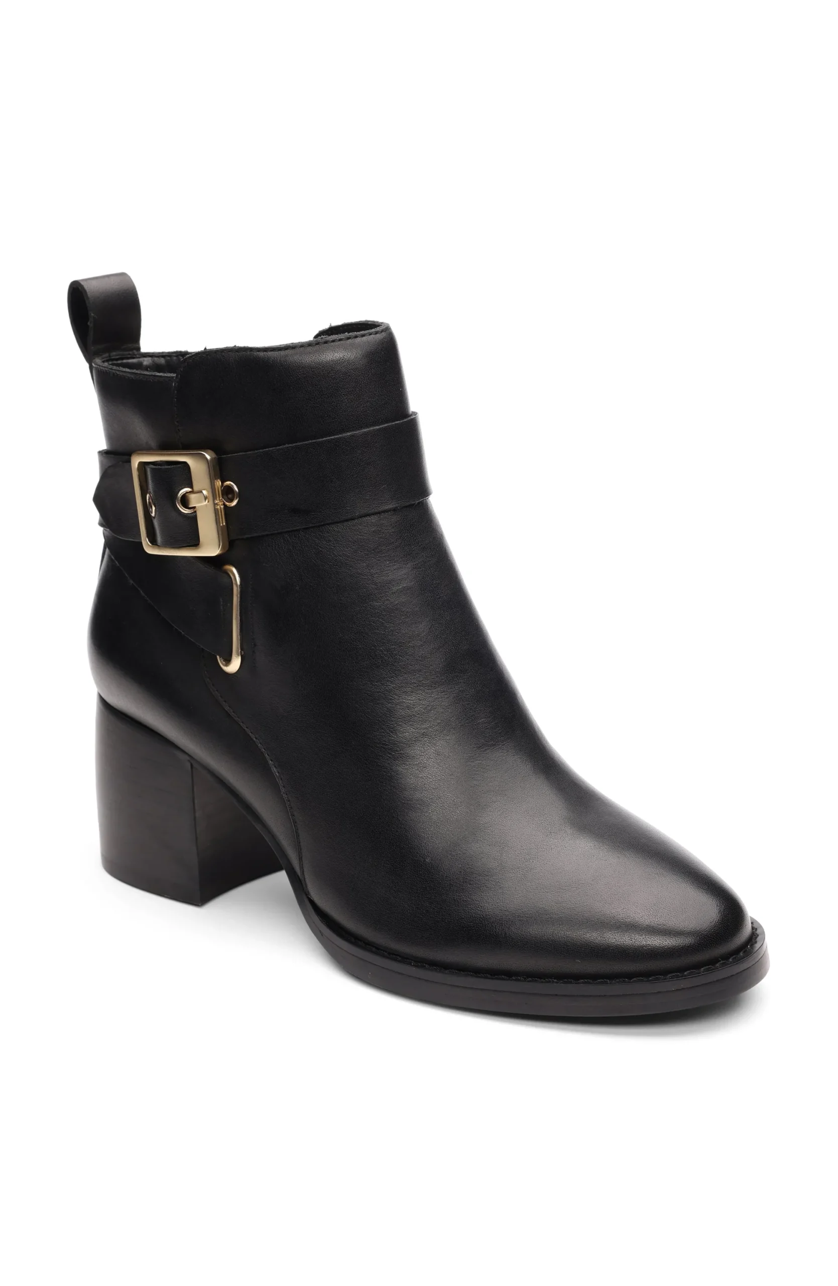 Boots-Liverpool Los Angeles ENCINO BOOTIE WITH ANKLE STRAP Black