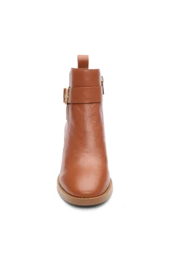 Boots-Liverpool Los Angeles ENCINO BOOTIE WITH ANKLE STRAP Pecan