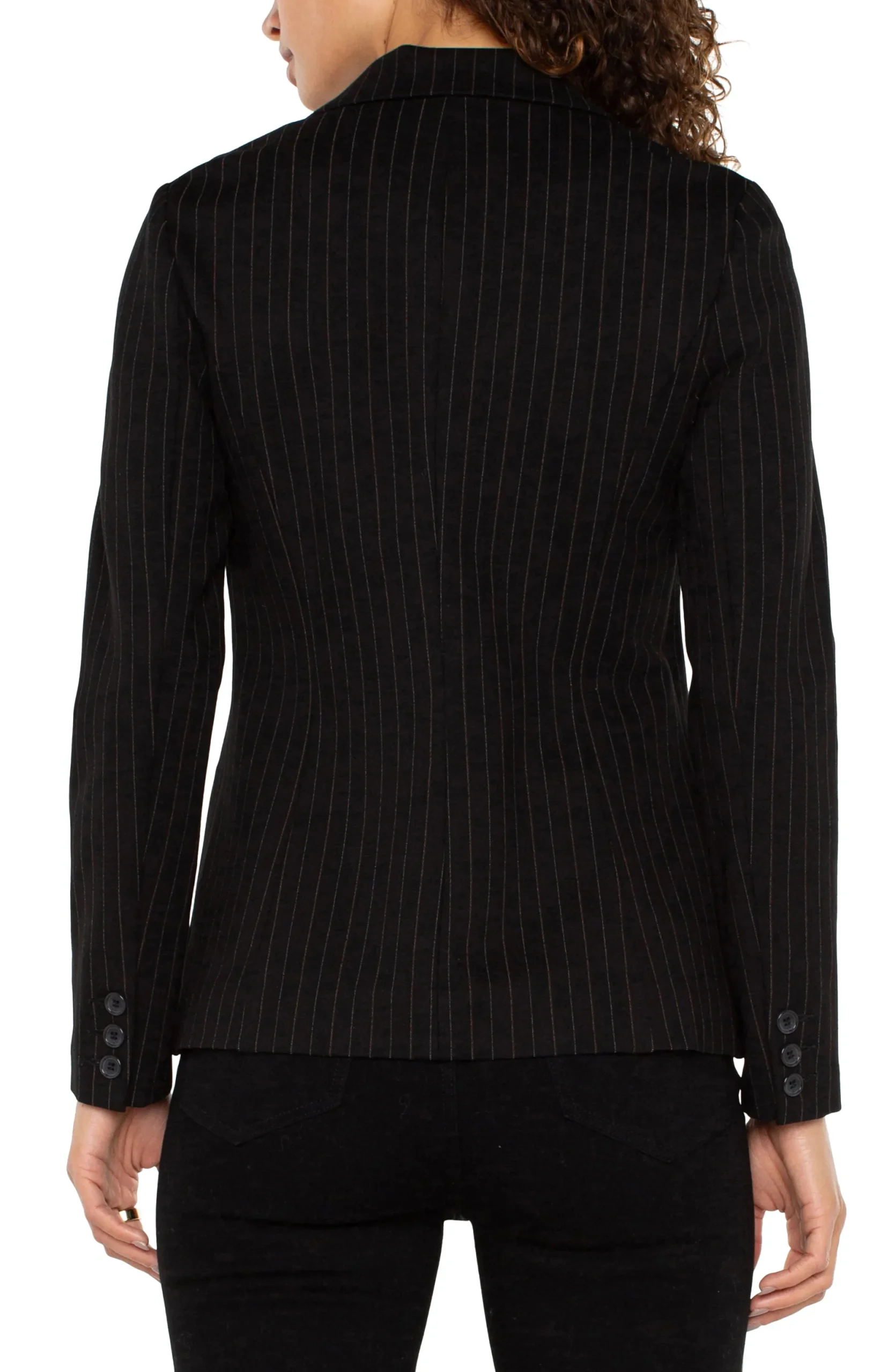 Jackets-Liverpool Los Angeles FITTED BLAZER Blackwhitepinstripe