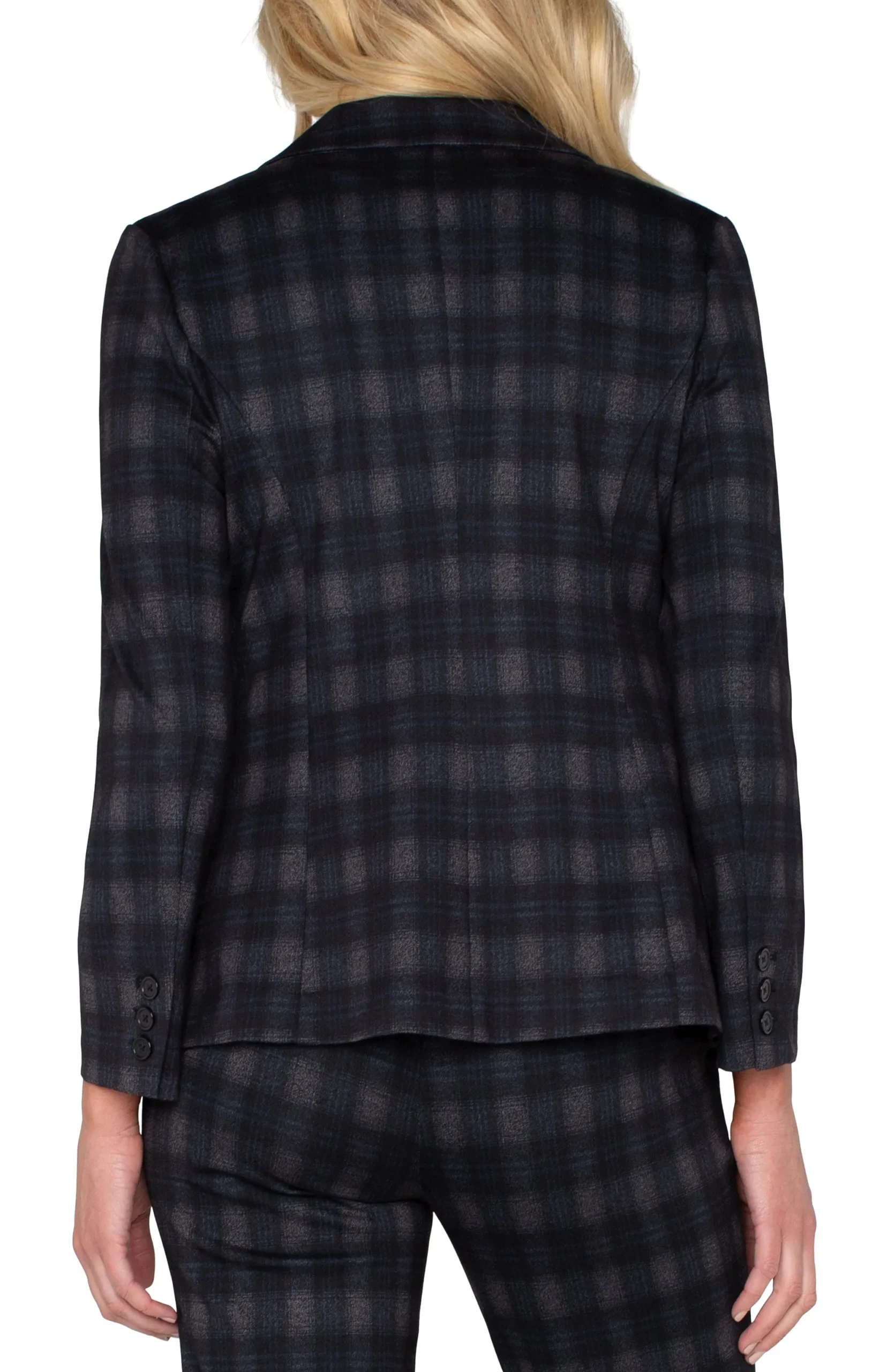 Jackets-Liverpool Los Angeles FITTED BLAZER Charcoalgreyblackberry