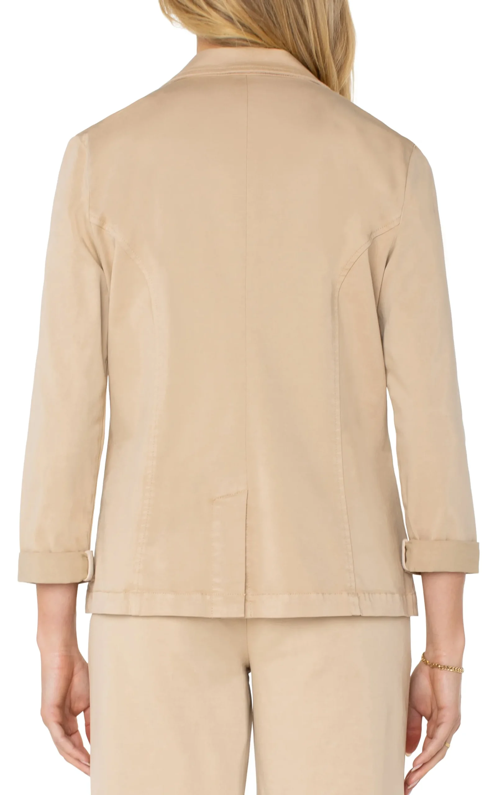 Jackets-Liverpool Los Angeles FITTED BLAZER Cappuccino