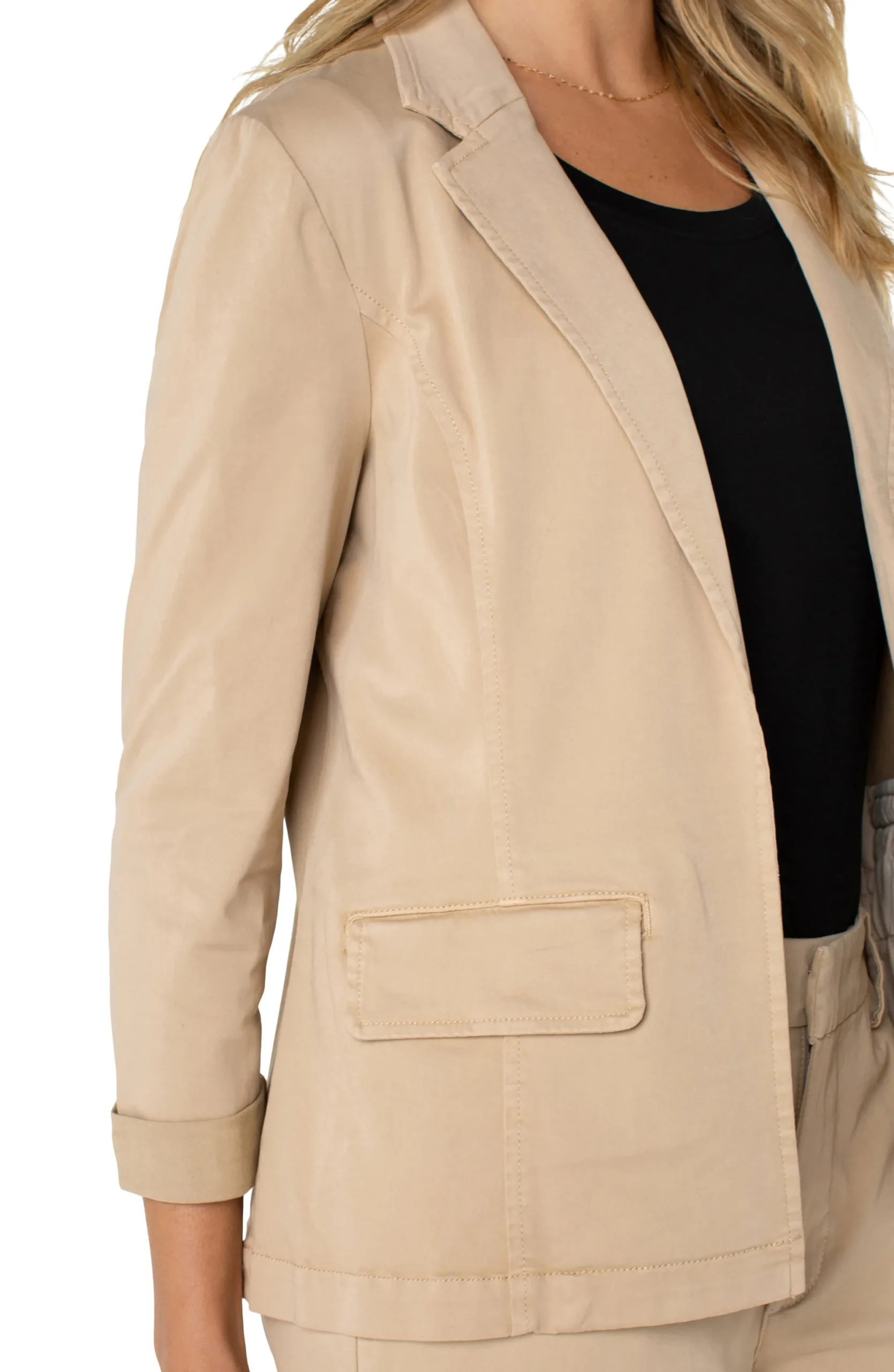 Jackets-Liverpool Los Angeles FITTED BLAZER Cappuccino