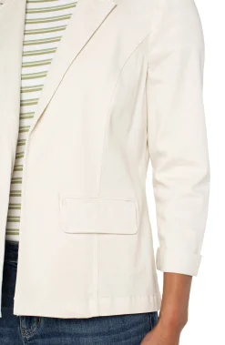 Jackets-Liverpool Los Angeles FITTED BLAZER Bone
