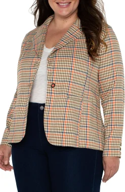 Jackets-Liverpool Los Angeles FITTED BLAZER Lavaflowmulti