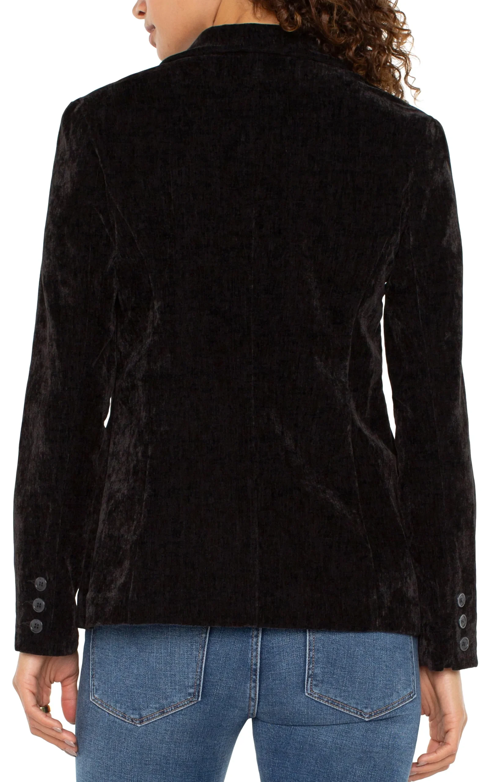 Jackets-Liverpool Los Angeles FITTED BLAZER Black