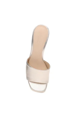 Mules|Wedges & Espadrilles-Liverpool Los Angeles FLOWERS WEDGE MULE Gold