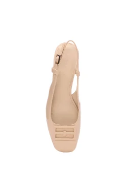 Flats-Liverpool Los Angeles GETTY SLINGBACK WITH LOGO MEDALLION Lpnude