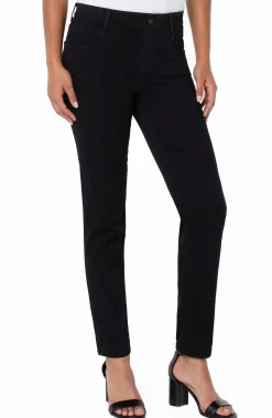 Slim|Pull-On-Liverpool Los Angeles GIA GLIDER® SLIM ECO Overdyeblack