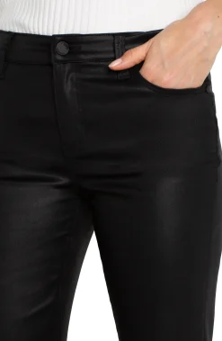 Jeans|Pants-Liverpool Los Angeles HANNAH CROP FLARE - ECO Coatedblack
