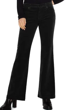 Jeans|Bootcut & Flares-Liverpool Los Angeles HANNAH FLARE CORDUROY Onyx