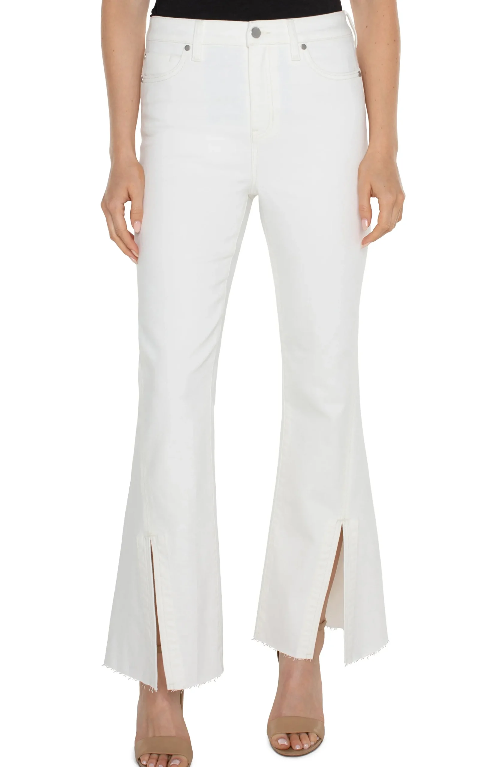 Jeans|Bootcut & Flares-Liverpool Los Angeles HANNAH HI-RISE ECO FLARE Bonewhite
