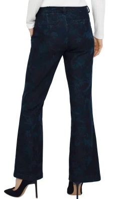 Trousers-Liverpool Los Angeles KELSEY FLARE TROUSER Shadowfloral