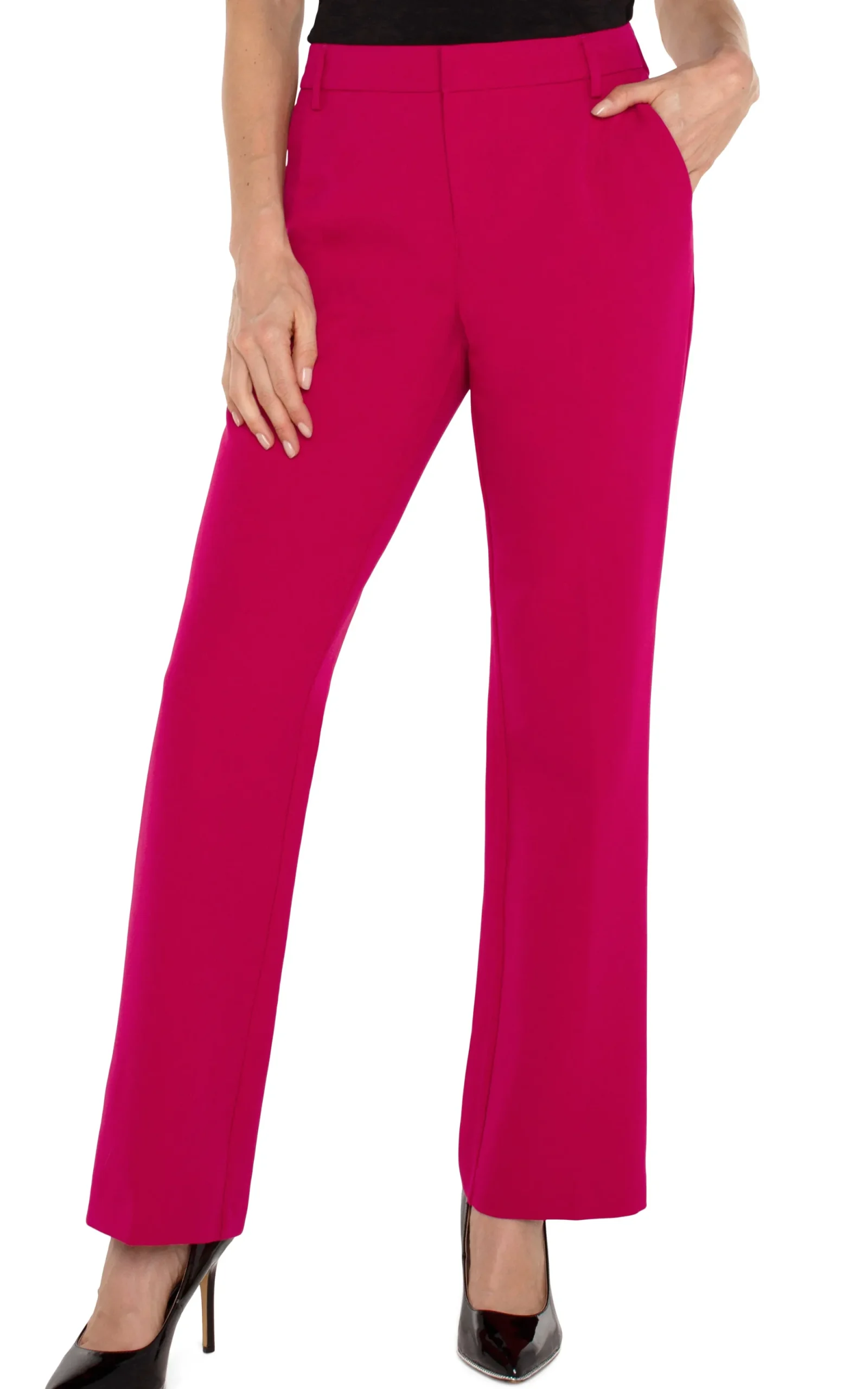 Pants|Trousers-Liverpool Los Angeles KELSEY FLARE TROUSER Starruby