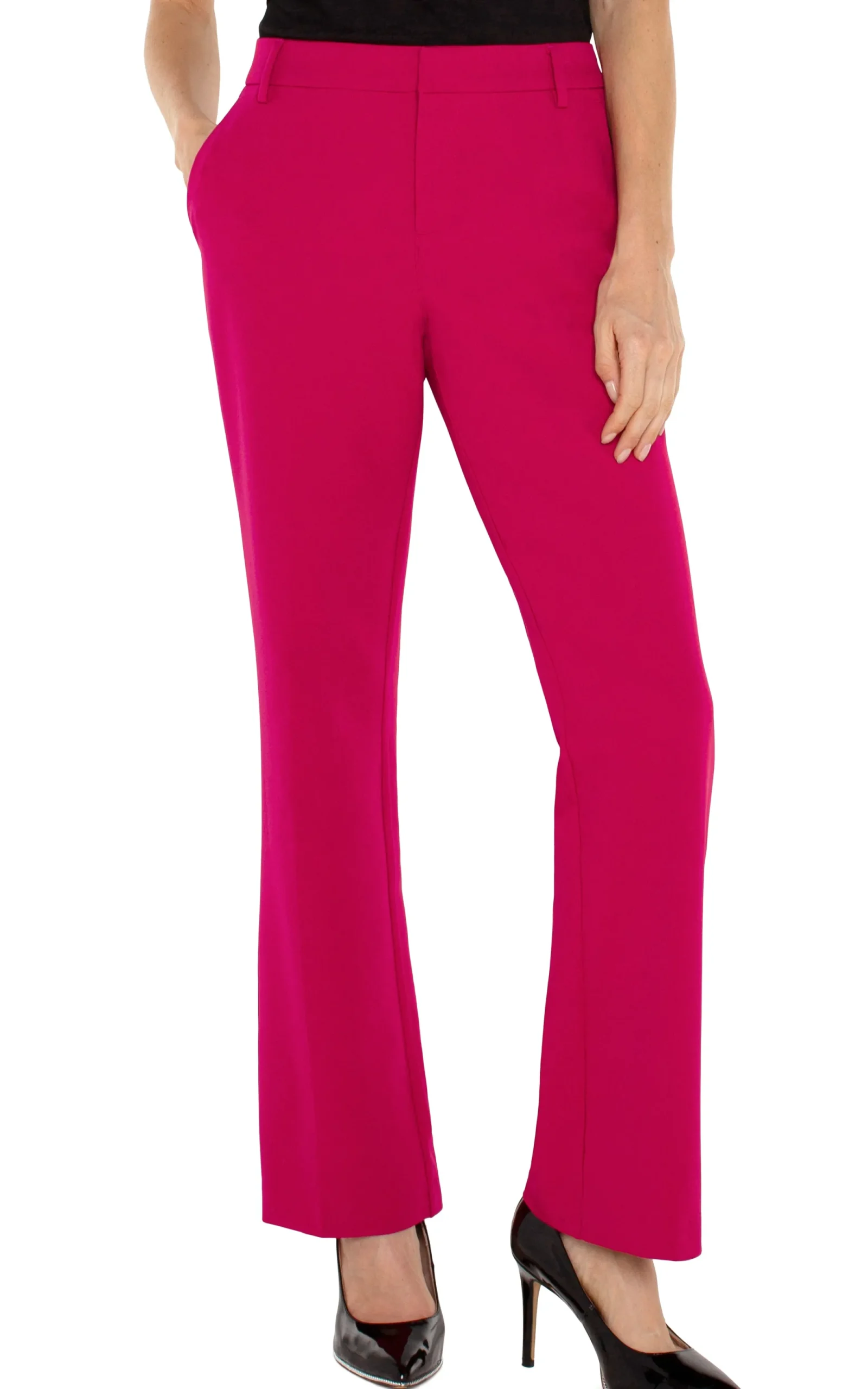 Pants|Trousers-Liverpool Los Angeles KELSEY FLARE TROUSER Starruby