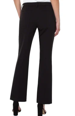 Tall-Liverpool Los Angeles KELSEY FLARE TROUSER - TALL Black