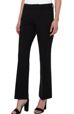 Tall-Liverpool Los Angeles KELSEY FLARE TROUSER SUPER STRETCH - TALL Black