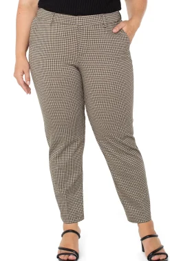 Pants-Liverpool Los Angeles KELSEY KNIT TROUSER Blacktancheck