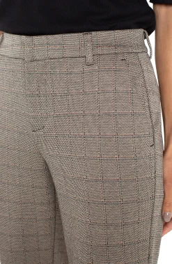 Pants|Trousers-Liverpool Los Angeles KELSEY KNIT TROUSER Peppercornplaid