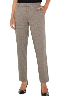 Pants|Trousers-Liverpool Los Angeles KELSEY KNIT TROUSER Peppercornplaid