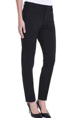 Tall|Trousers-Liverpool Los Angeles KELSEY KNIT TROUSER SUPER STRETCH - TALL Black