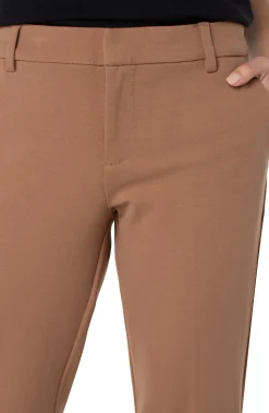 Tall-Liverpool Los Angeles KELSEY KNIT TROUSER SUPER STRETCH - TALL Maple