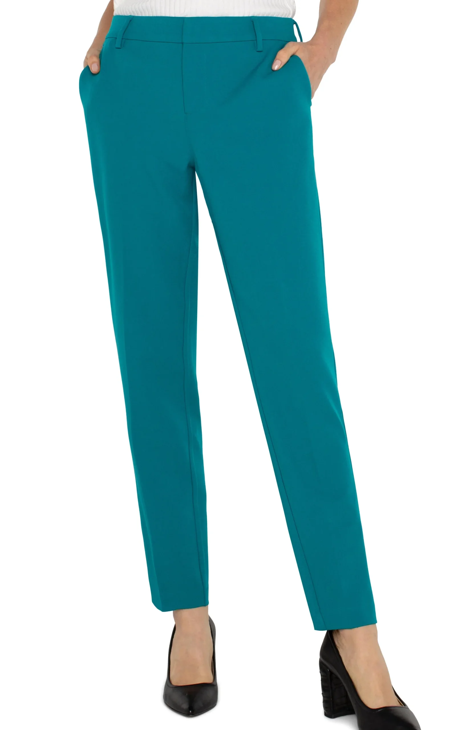 Pants|Trousers-Liverpool Los Angeles KELSEY TROUSER Brightemerald
