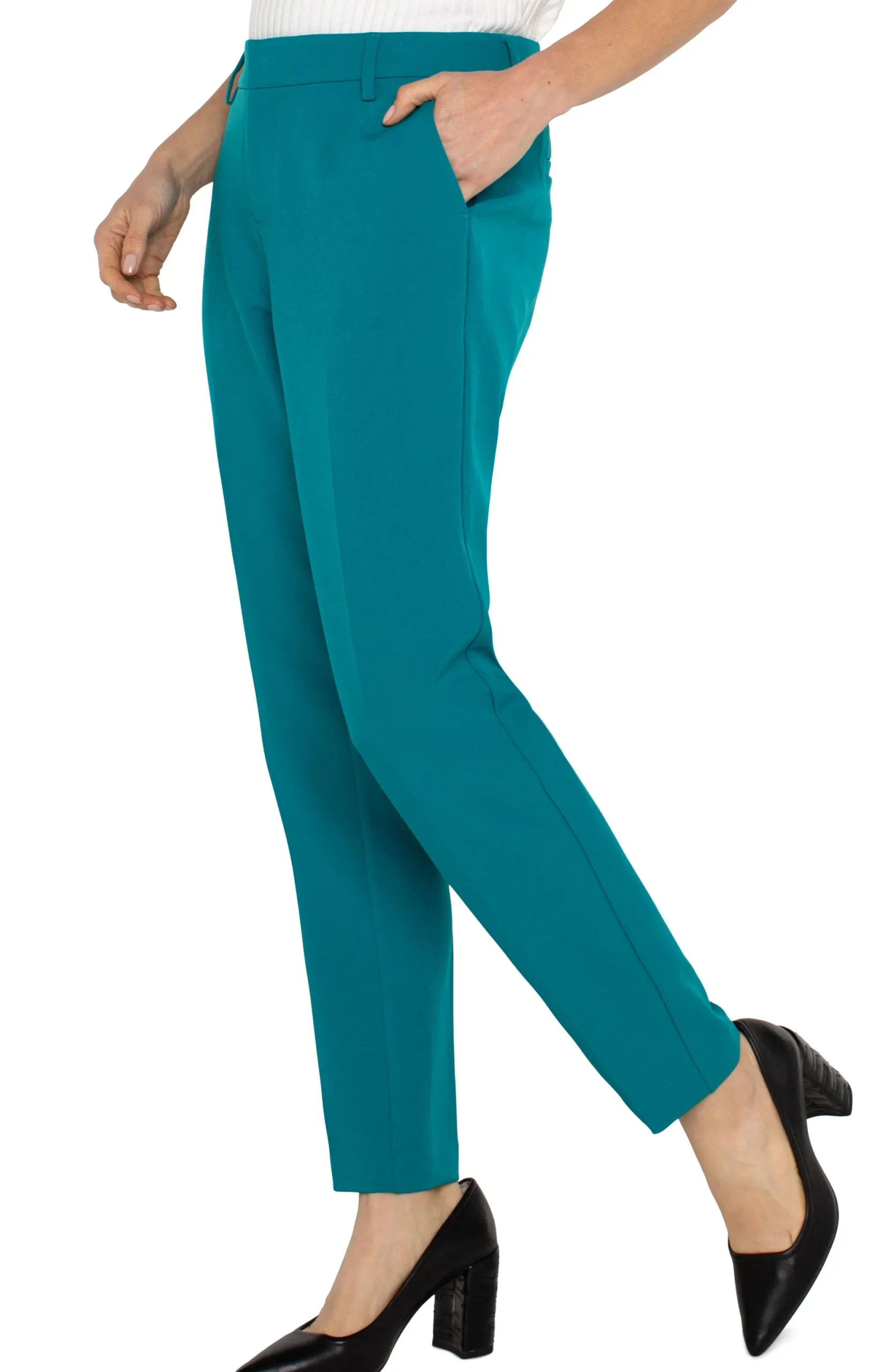 Pants|Trousers-Liverpool Los Angeles KELSEY TROUSER Brightemerald