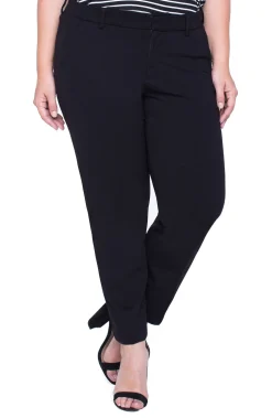 Pants-Liverpool Los Angeles KELSEY TROUSER SUPER STRETCH Black